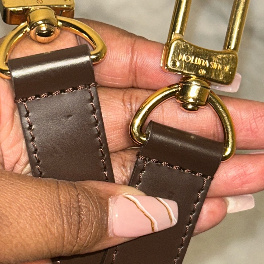 Louis Vuitton Brown Adjustable Keepall Strap - image 8